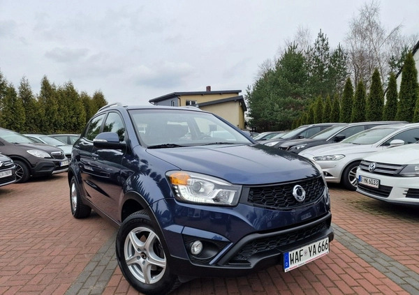 SsangYong Korando cena 31900 przebieg: 145000, rok produkcji 2013 z Kosów Lacki małe 497